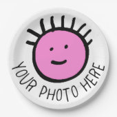 Aangepaste foto 12 9-inch PAPIER BORDEN Sjabloon Papieren Bordje (Voorkant)