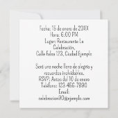 Aangepaste foto 15e verjaardag Mis Quince Quinceañ Kaart (Achterkant)