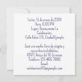 Aangepaste foto 15e verjaardag Mis Quince Quinceañ Kaart (Achterkant)