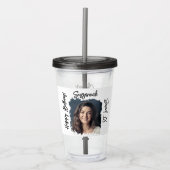 Aangepaste foto 16e Happy Birthday op maat Acryl Drinkbeker (Voorkant)