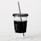 Aangepaste foto 16e Happy Birthday op maat Acryl Drinkbeker (Links)