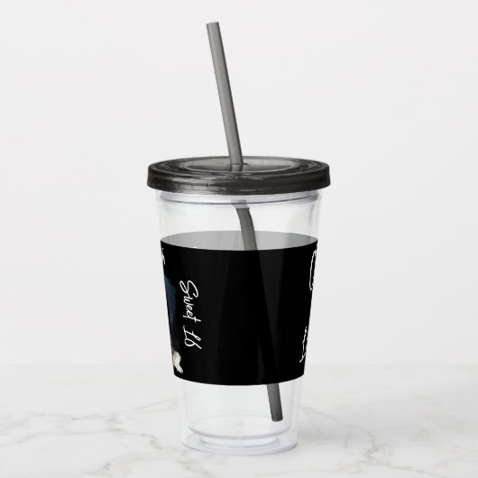 Aangepaste foto 16e Happy Birthday op maat Acryl Drinkbeker (Links)