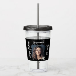 Aangepaste foto 16e Happy Birthday op maat Acryl Drinkbeker