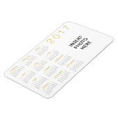 Aangepaste foto 2017: Magnet Gold & Dark Grey Magneet (Linkerzijde)