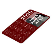 Aangepaste foto 2020 Calendar Magnet Sjabloon | Ro Magneet (Linkerzijde)