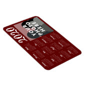 Aangepaste foto 2020 Calendar Magnet Sjabloon | Ro Magneet (Rechterzijde)