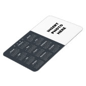 Aangepaste foto 2020 Calendar Magnet | Staalgrijs Magneet (Linkerzijde)