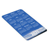 Aangepaste foto 2021 agenda | Portret witte tekst Magneet (Rechterzijde)