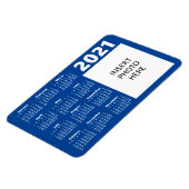 Aangepaste foto 2021 Calendar Magnet Magneet (Linkerzijde)