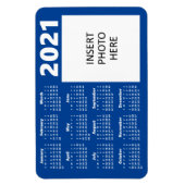 Aangepaste foto 2021 Calendar Magnet Magneet (Verticaal)