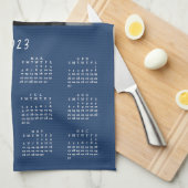 Aangepaste foto 2023-agenda theedoek (Quarter Fold)