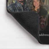 Aangepaste foto 2024 kalender met gepersonaliseerd muismat (Hoek)