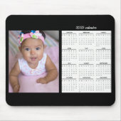 Aangepaste foto 2025 kalender gepersonaliseerd muismat (Voorkant)