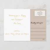 Aangepaste foto 2025 Kalender Kerstmis Nieuwjaar Feestdagenkaart (Achterkant)