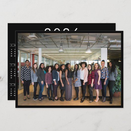 Aangepaste foto 2026 Jaar Kalender Desk Kalender Feestdagenkaart (Voorkant / Achterkant)