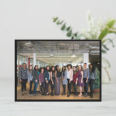 Aangepaste foto 2026 Jaar Kalender Desk Kalender Feestdagenkaart (Staand voorkant)