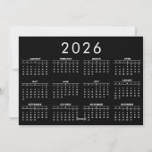Aangepaste foto 2026 Jaar Kalender Desk Kalender Feestdagenkaart (Achterkant)