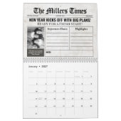 Aangepaste foto 2027 kalender, gezelfamiliekrant kalender (Jan 2027)