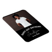 Aangepaste foto 21e verjaardagsfeestje geheugen aa magneet (Rechterzijde)