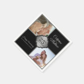 Aangepaste foto 25e Jubileum servetten (Hoek)