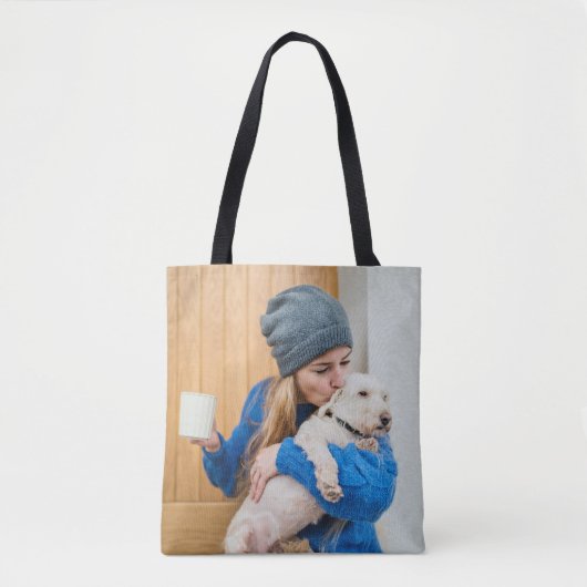 Aangepaste foto 2 zijdig tote bag (Voorkant)
