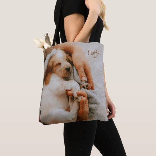 Aangepaste foto 2 zijdig tote bag (Dichtbij)