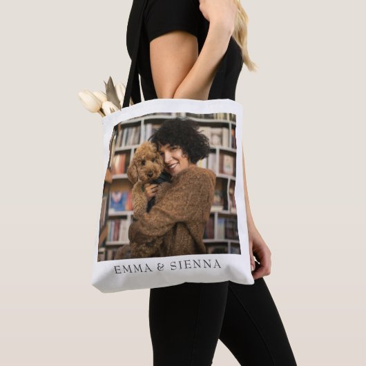 Aangepaste foto 2 zijdig tote bag (Dichtbij)