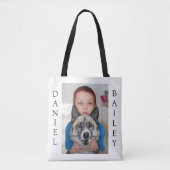 Aangepaste foto 2 zijdig tote bag (Voorkant)
