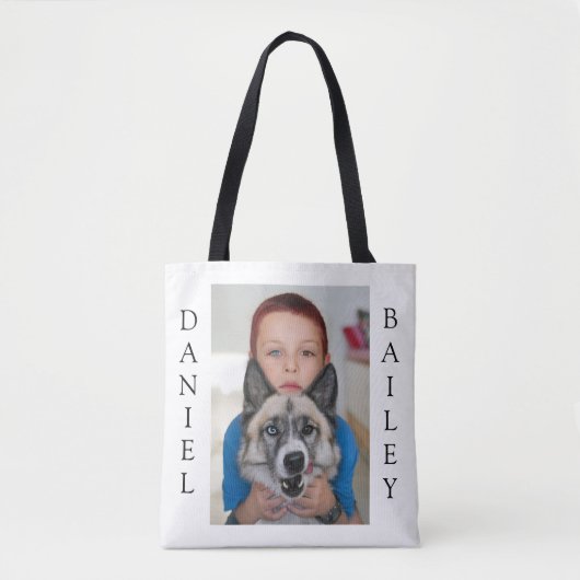 Aangepaste foto 2 zijdig tote bag (Voorkant)