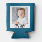 Aangepaste foto 30e 40e 50e 60e verjaardagsfeest blikjeskoeler (Voorkant)