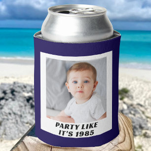 Aangepaste foto 30e 40e 50e 60e verjaardagsfeest blikjeskoeler