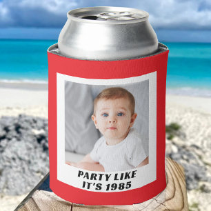 Aangepaste foto 30e 40e 50e 60e verjaardagsfeest blikjeskoeler
