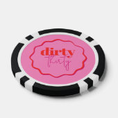 Aangepaste foto 30e verjaardag Poker Chip Dirty 30 (Enkel)