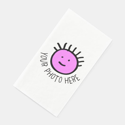 Aangepaste foto 50 PAPIER GUEST TOWELS Blanco Sjab Servet (Hoek)