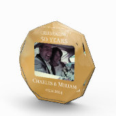Aangepaste Foto 50e Golden Jubileum Keepsake Gift (Rechts)