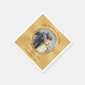 Aangepaste foto 50e Jubileum drankservetten Servet (Hoek)