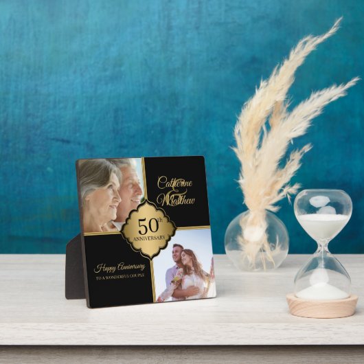 Aangepaste foto 50e Jubileum Plaque Fotoplaat (Insitu)