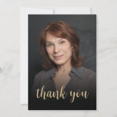 Aangepaste foto 50e verjaardagsfeestje bedankkaart (Voorkant)