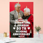 Aangepaste Foto 50ste Golden Wedding Jubileum Acryl Bord (Huwelijk)