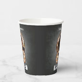 Aangepaste foto 60e Birthday Marquee Glamor Broadw Papieren Bekers (Links)