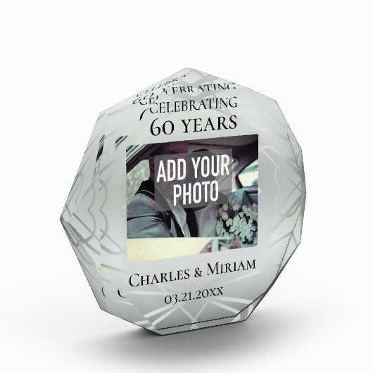 Aangepaste Foto 60e Diamond Jubileum Keepsake (Links)