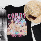 Aangepaste Foto 90s Era Bootleg Trendy Retro T-shirt