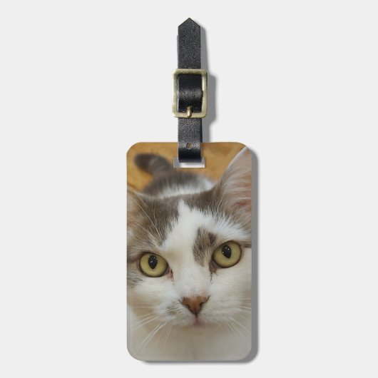 Aangepaste foto aangepast bagagelabel (Voorkant verticaal)