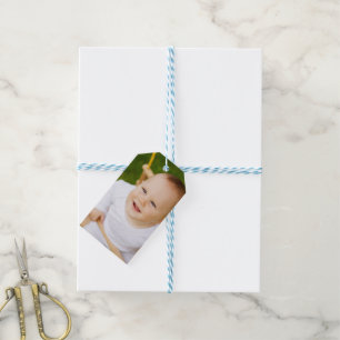 Aangepaste foto aangepast cadeaulabel