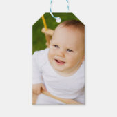 Aangepaste foto aangepast cadeaulabel (Voorkant)