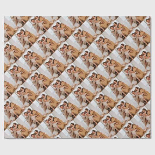 Aangepaste foto aangepast cadeaupapier (Vlak)