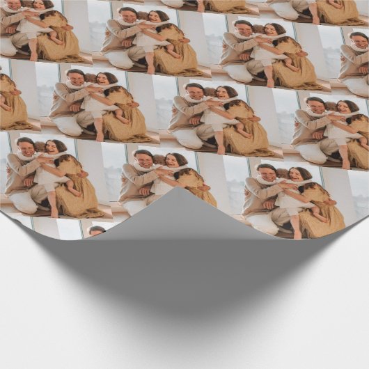 Aangepaste foto aangepast cadeaupapier (Hoek)