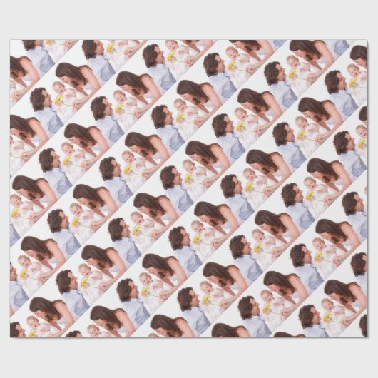 Aangepaste foto aangepast cadeaupapier (Vlak)