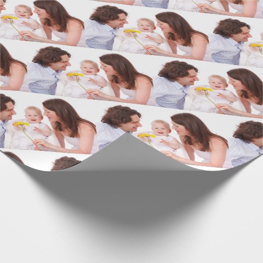 Aangepaste foto aangepast cadeaupapier (Hoek)