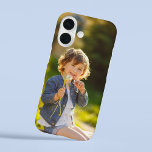 Aangepaste foto aangepast iPhone 16 hoesje<br><div class="desc">Creëer Een unieke telefoonhoes op maat, gepersonaliseerd met uw favoriete foto! Of het nu gaat om een afbeelding van uw kinderen, huisdieren, familie of een gedenkwaardig moment, met onze eenvoudige doe-het-zelf-sjabloon kunt u uw foto's uploaden en het ontwerp aanpassen met uw eigen tekst. Het is een perfect en doordacht cadeau...</div>